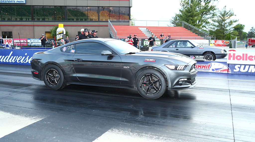 Ford Mustang TREMEC Stick Shootout Drag Race