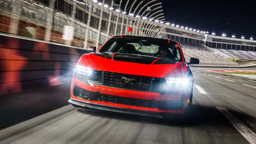 The 2024 Ford Mustang Dark Horse, which features a Tremec TR6060 manual transmission.