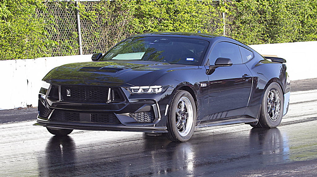 Jesse Rodriguez racing in the TREMEC Stick Shift Shootout at Mustang Week Texas 2026